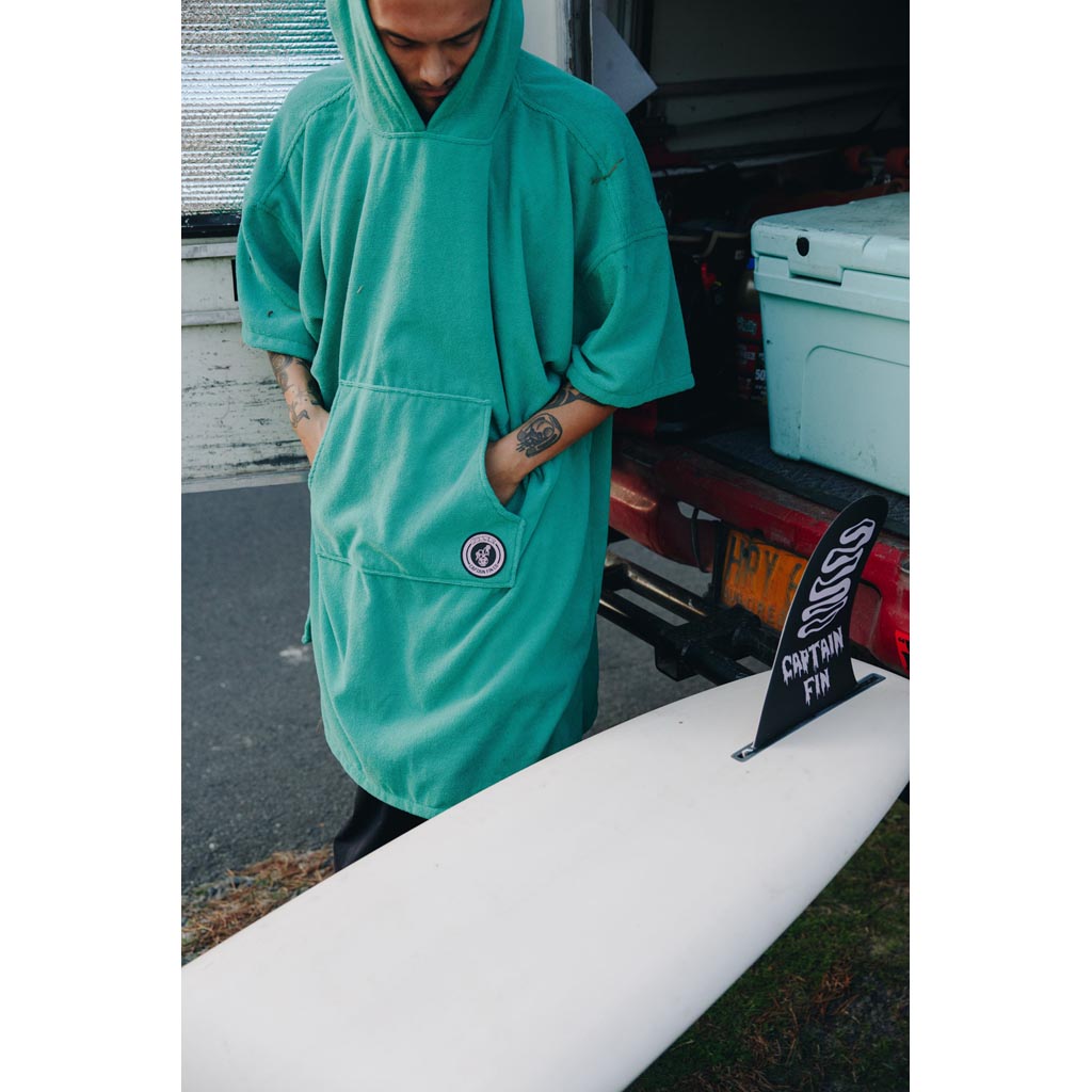 Captain Fin Co - Changing Robe - CF x Poler - Green Surfing Captain Fin Co
