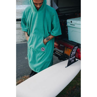 Captain Fin Co - Changing Robe - CF x Poler - Green Surfing Captain Fin Co