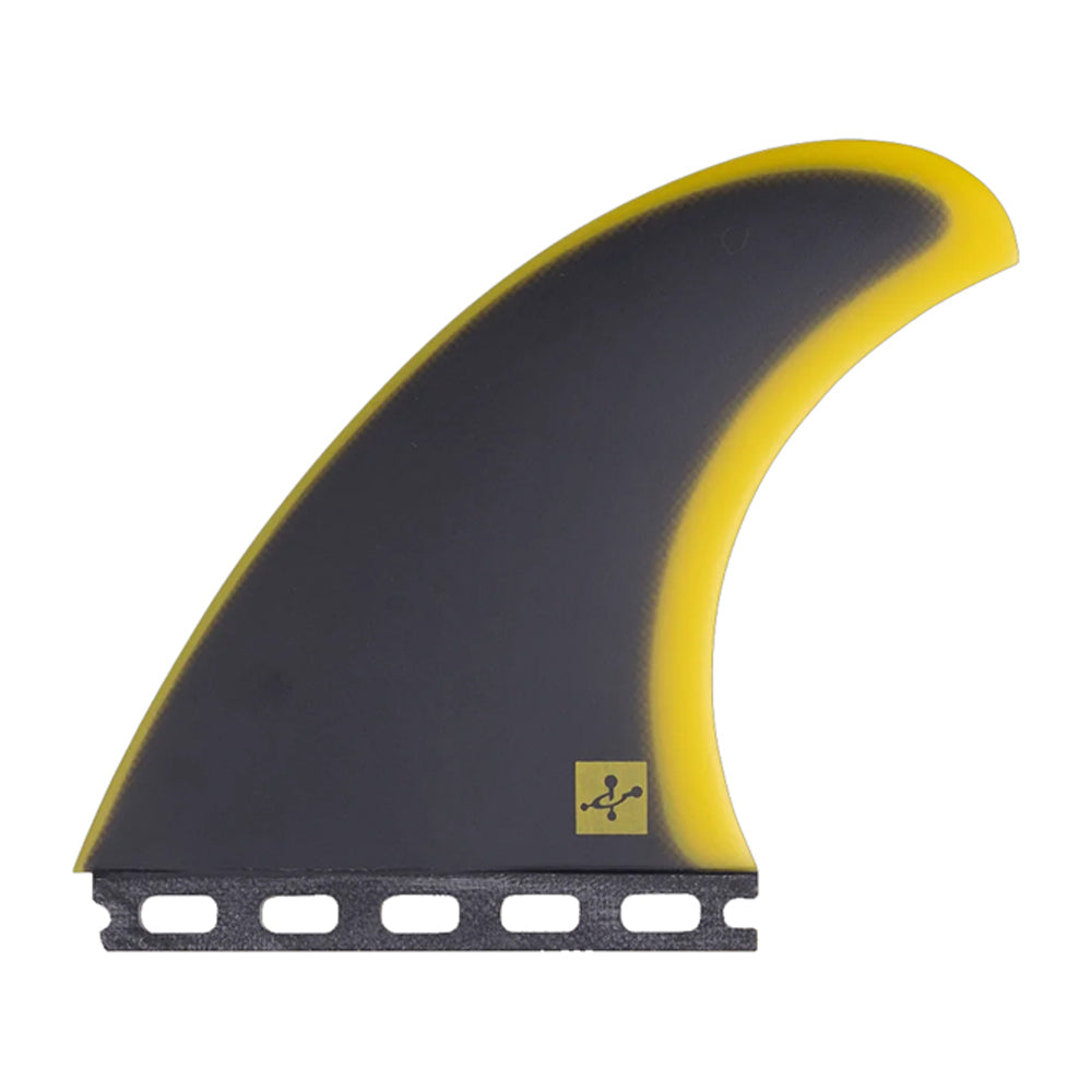Captain Fin Co - Chemistry Twin - Medium - Black/Yellow (Futures) Surfboard Fins Captain Fin Co Black/Yellow Medium
