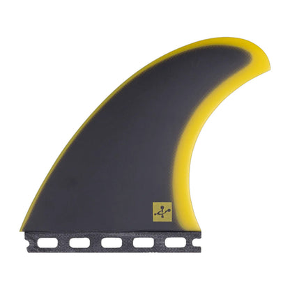 Captain Fin Co - Chemistry Twin - Medium - Black/Yellow (Futures) Surfboard Fins Captain Fin Co Black/Yellow Medium
