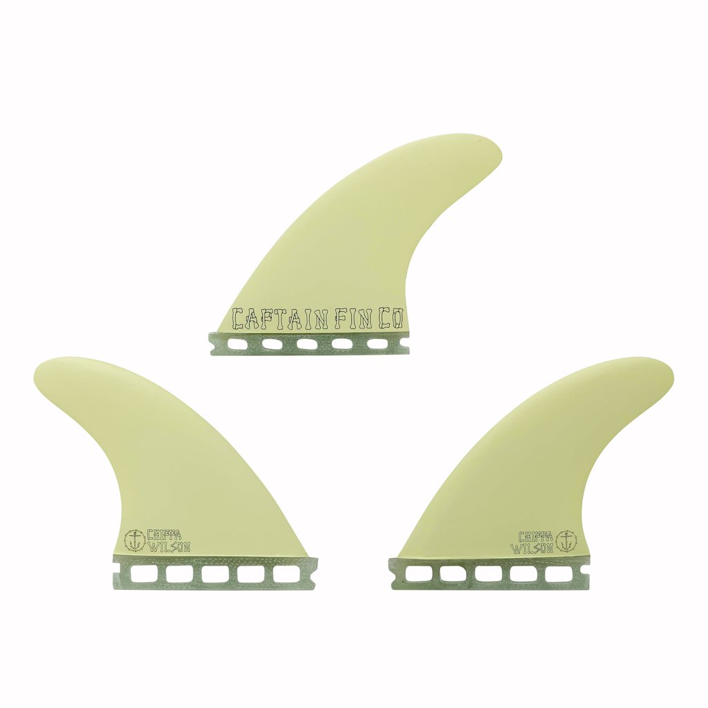 Captain Fin Co - Chippa Wilson Bones Tri - Small - Cream (Futures) Surfboard Fins Captain Fin Co