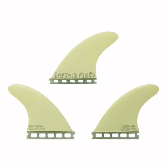 Captain Fin Co - Chippa Wilson Bones Tri - Small - Cream (Futures) Surfboard Fins Captain Fin Co