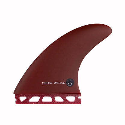 Captain Fin Co - Chippa Wilson New Bones Tri - Large - Burgundy (Futures) Surfboard Fins Captain Fin Co Burgundy Large