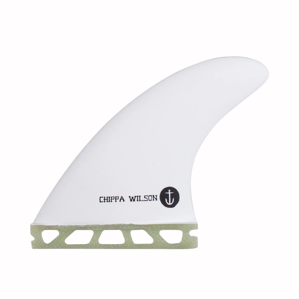 Captain Fin Co - Chippa Wilson New Bones Tri - Small - White (Futures) Surfboard Fins Captain Fin Co White Small