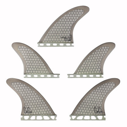 Captain Fin Co - Christenson 5 Fin - Medium - Smoke (Futures) Surfboard Fins Captain Fin Co