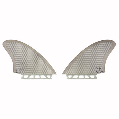 Captain Fin Co - Christenson Twin Keel Honeycomb - Large - Smoke (Futures) Surfboard Fins Captain Fin Co