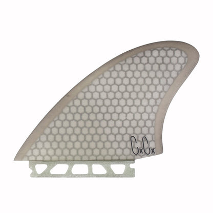 Captain Fin Co - Christenson Twin Keel Honeycomb - Large - Smoke (Futures) Surfboard Fins Captain Fin Co Smoke Large