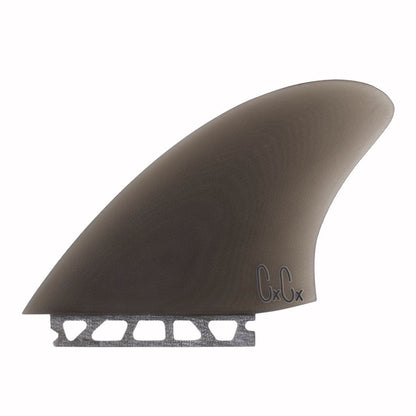Captain Fin Co - Christenson Twin Keel - Large - Smoke (Futures) Surfboard Fins Captain Fin Co Smoke Large