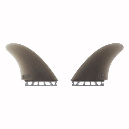 Captain Fin Co - Christenson Twin - Medium - Smoke (Futures) Surfboard Fins Captain Fin Co