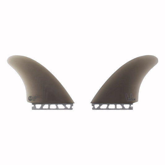 Captain Fin Co - Christenson Twin - Medium - Smoke (Futures) Surfboard Fins Captain Fin Co