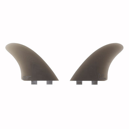 Captain Fin Co - Christenson Twin - Medium - Smoke (FCS) Surfboard Fins Captain Fin Co