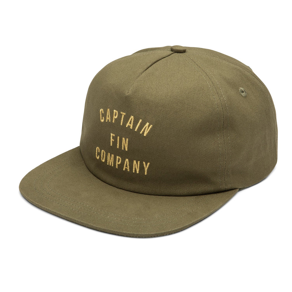 Captain Fin Co - College Hat - Olive Hats Captain Fin Co Olive