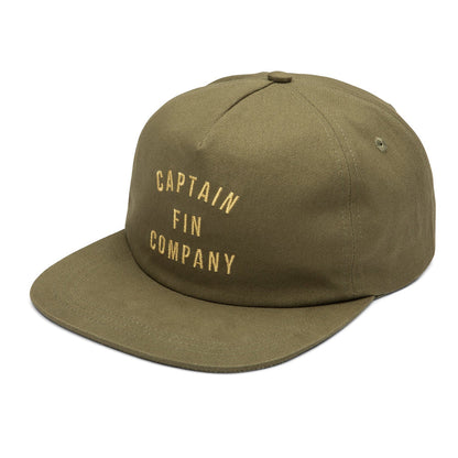 Captain Fin Co - College Hat - Olive Hats Captain Fin Co Olive