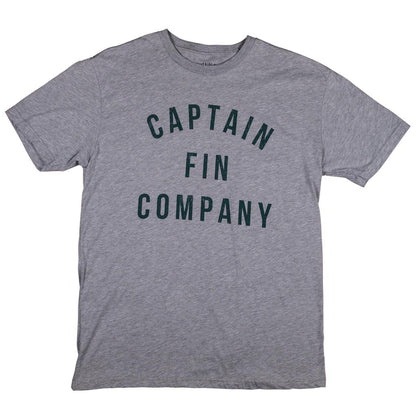 Captain Fin Co - College Tee - Heather Grey
