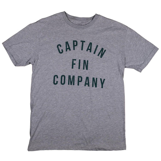 Captain Fin Co - College Tee - Heather Grey