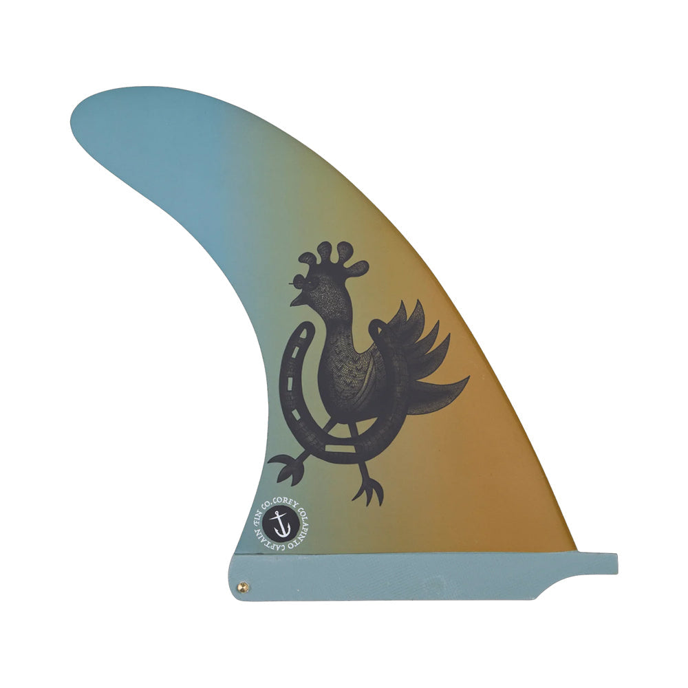 Captain Fin Co - Corey Colapinto - 9.5/10 - Blue Surfboard Fins Captain Fin Co