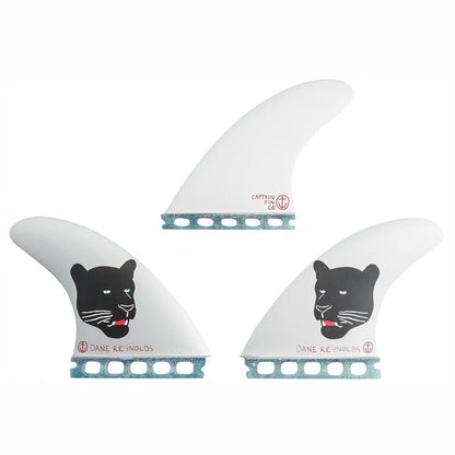 Captain Fin Co - Dane Reynolds Tri - SM/MD/LG - Silver (Futures) Surfboard Fins Captain Fin Co