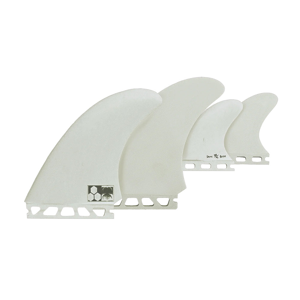 Captain Fin Co - Dane Reynolds Quad - Former Twad - White (Futures) Surfboard Fins Captain Fin Co