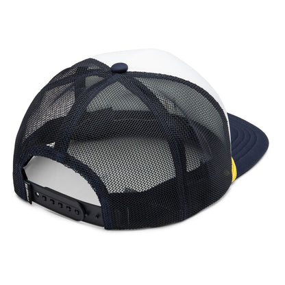 Captain Fin Co - Fish Market Trucker Cap - White/Navy Hats Captain Fin Co