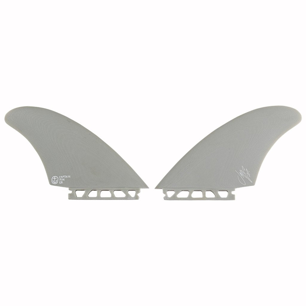 Captain Fin Co - Jeff McCallum Twin Keel - Large - Off White (Futures) Surfboard Fins Captain Fin Co