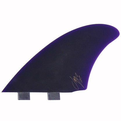 Captain Fin Co - Jeff McCallum Twin Keel - Large - Purple (FCS) Surfboard Fins Captain Fin Co Purple Large