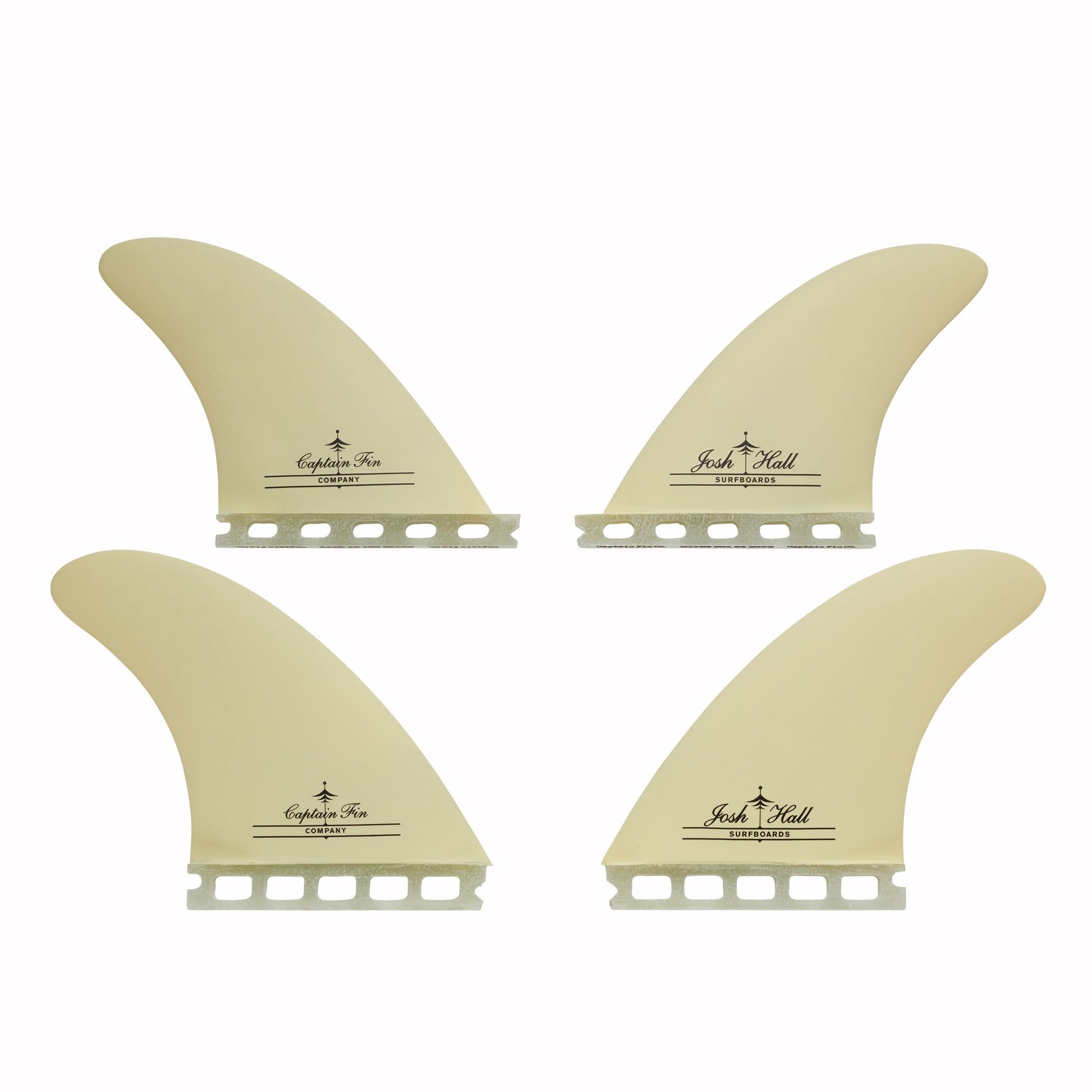 Captain Fin Co - Josh Hall Quad - Medium - Khaki (Futures) Surfboard Fins Captain Fin Co