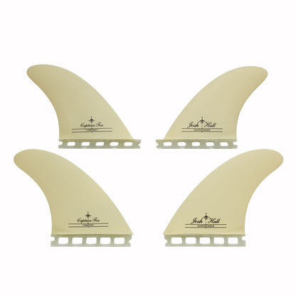 Captain Fin Co - Josh Hall Quad - Medium - Khaki (Futures) Surfboard Fins Captain Fin Co