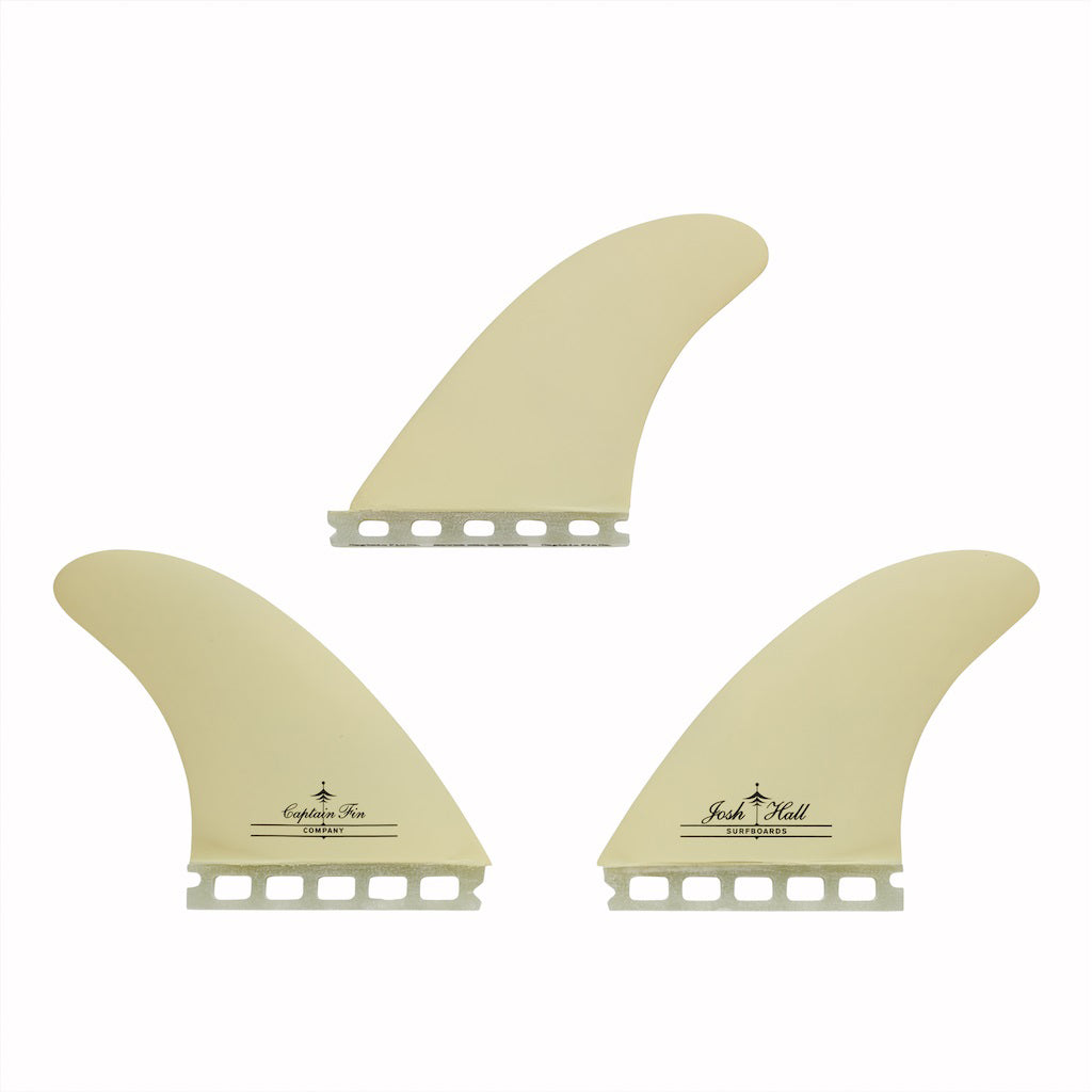 Captain Fin Co - Josh Hall Tri - Large - Khaki (Futures) Surfboard Fins Captain Fin Co