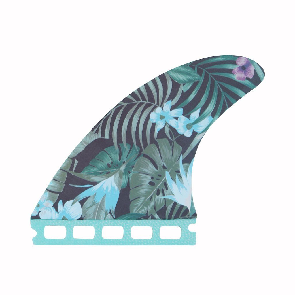 Captain Fin Co - Lisa Anderson Jungle Tri - Small - Seafoam (Futures) Surfboard Fins Captain Fin Co