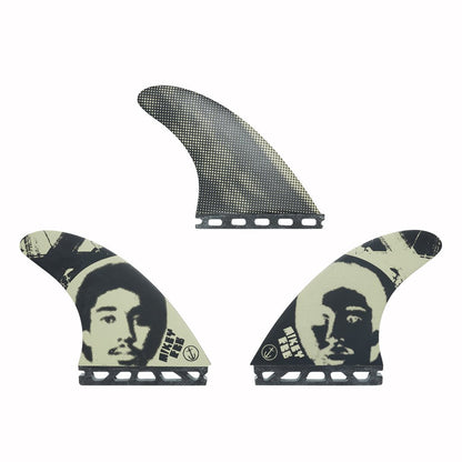 Captain Fin Co - Mikey February Tri - Medium - Black (Futures) Surfboard Fins Captain Fin Co