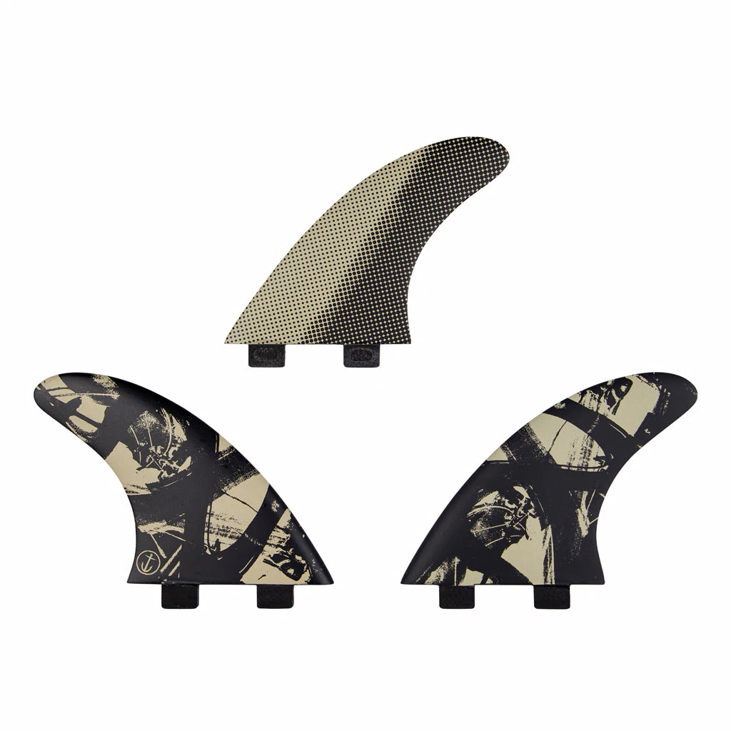 Captain Fin Co - Mikey February Tri - Medium - Black (FCS) Surfboard Fins Captain Fin Co