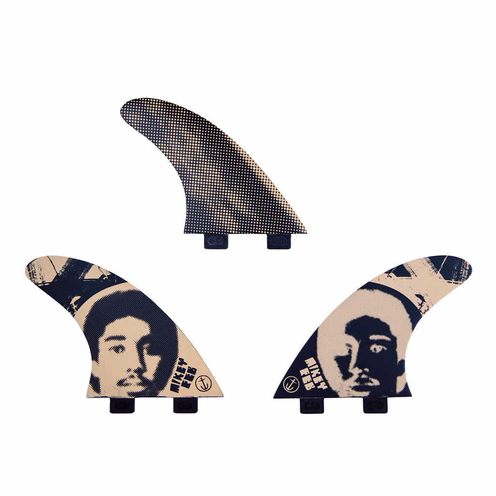 Captain Fin Co - Mikey February Tri - Medium - Black (FCS) Surfboard Fins Captain Fin Co