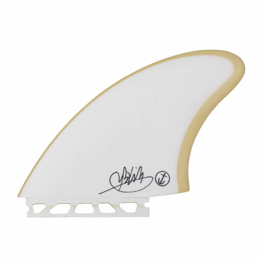 Captain Fin Co - Mikey February Twin Keel - Large - White (Futures) Surfboard Fins Captain Fin Co White Large