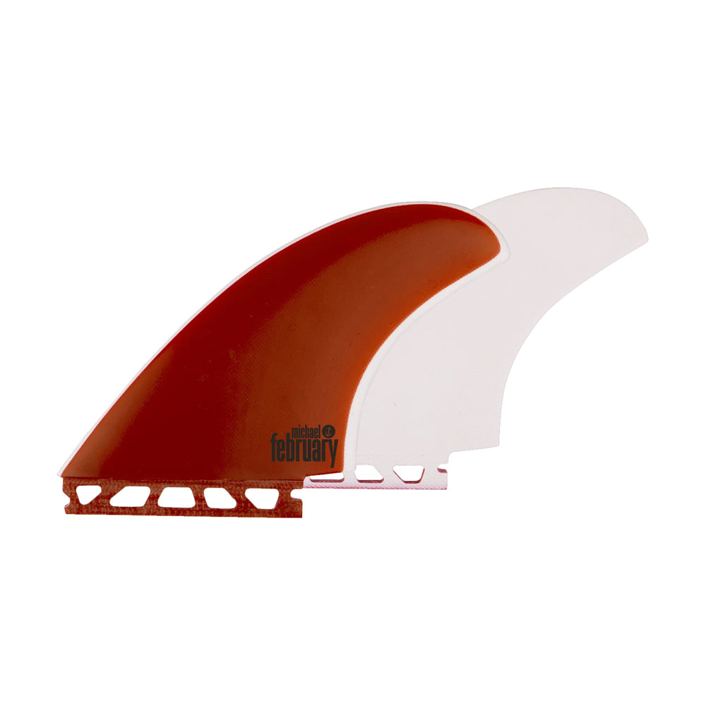 Captain Fin Co - Mikey February Twin - Medium - Red (Futures) Surfboard Fins Captain Fin Co