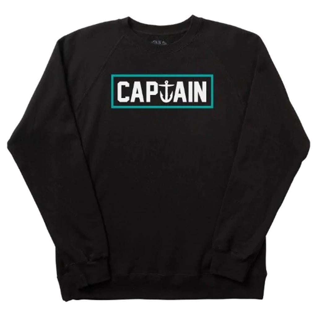 Captain Fin Co - Naval Crew Fleece Surfing Captain Fin Co Black Small