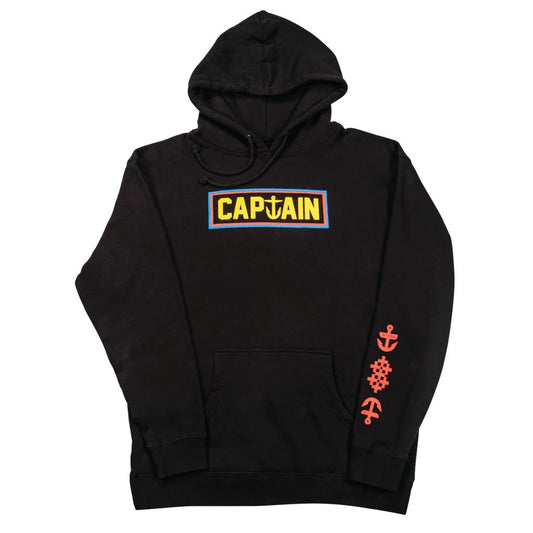 Captain Fin Co - Naval Pullover Fleece Surfing Captain Fin Co Black Small