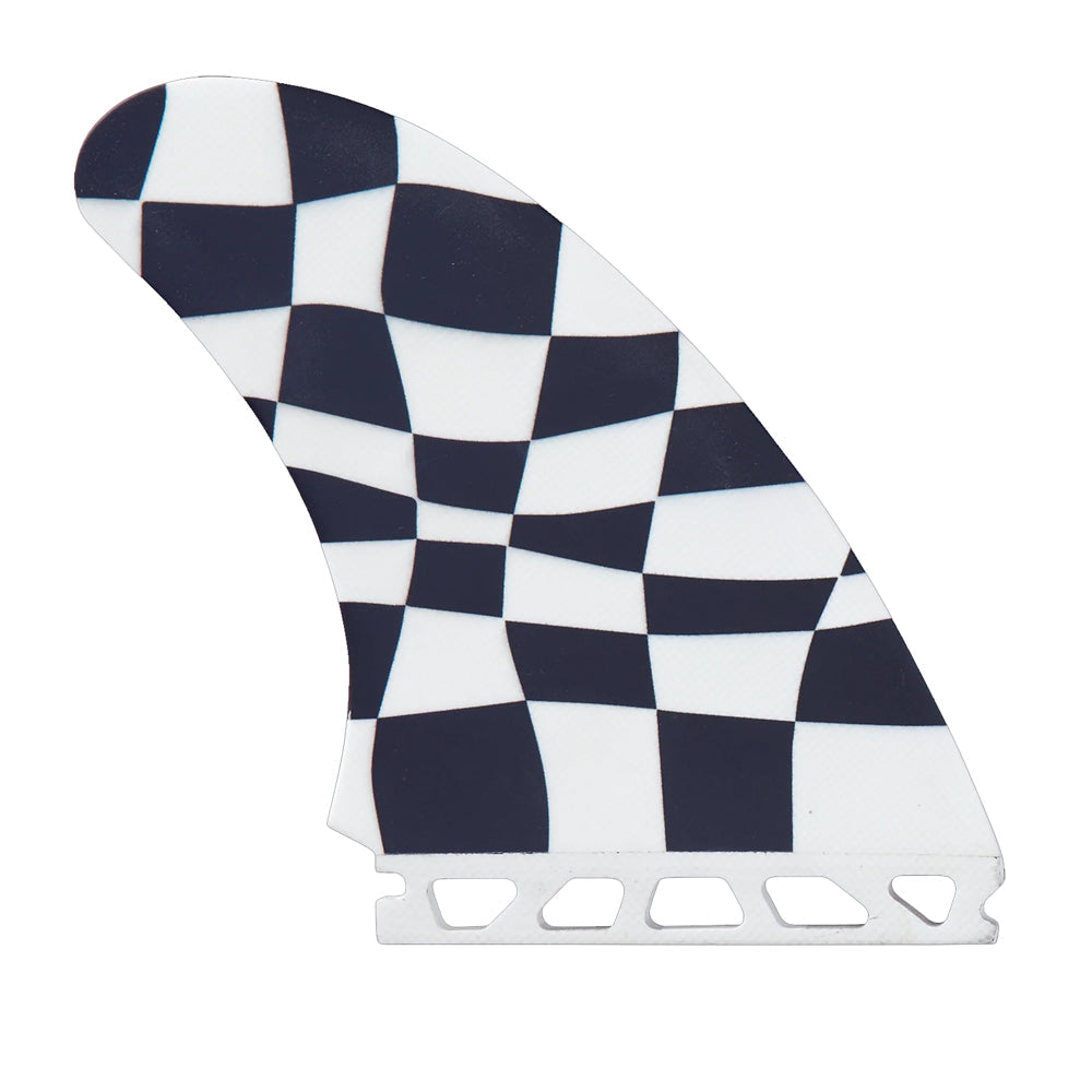 Captain Fin Co - Ozzy Wrong Twin + Trailer - Medium - Black/White (Futures) Surfboard Fins Captain Fin Co