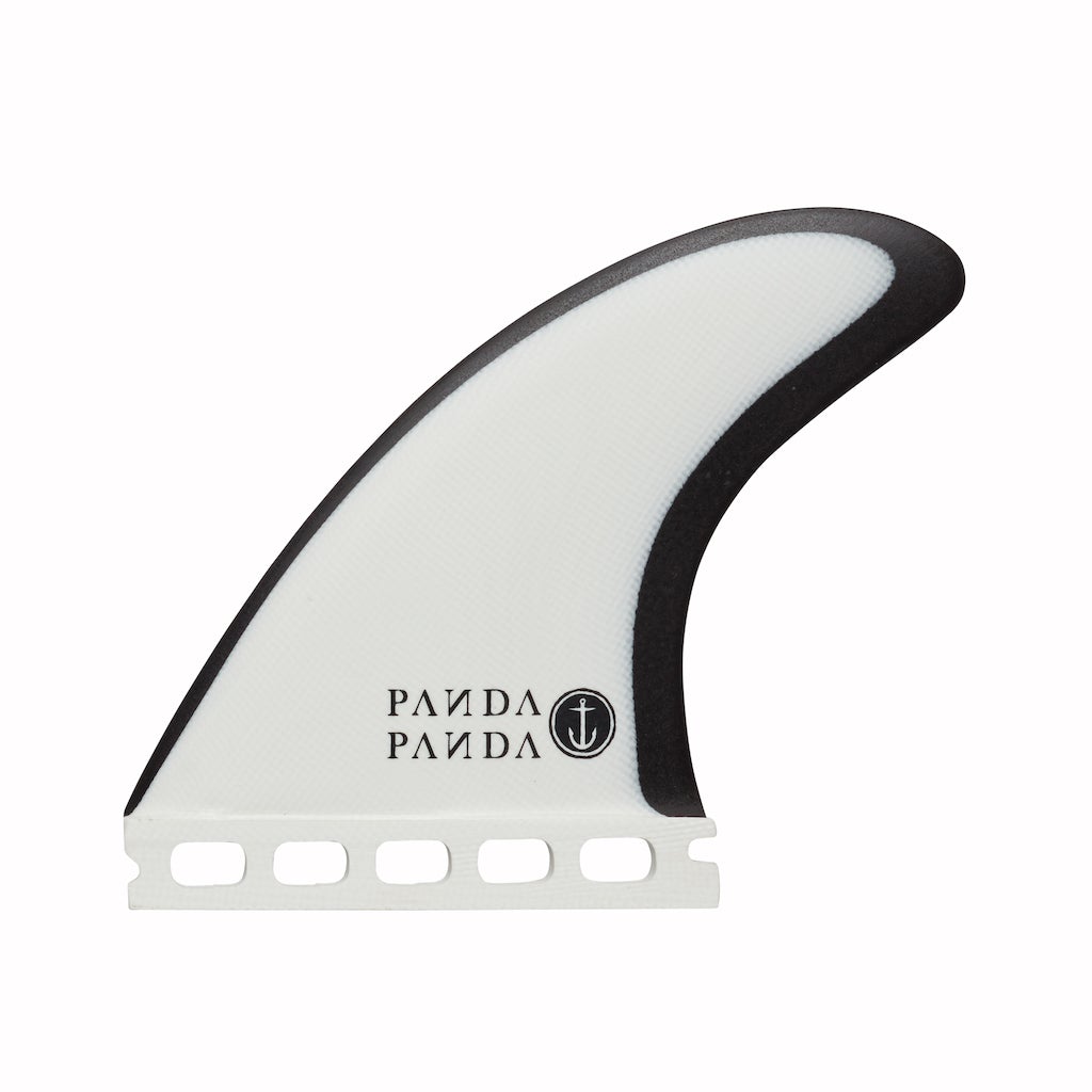 Captain Fin Co - Panda 5 Fin - Medium - Black/White (Futures) Surfboard Fins Captain Fin Co Black/White Medium