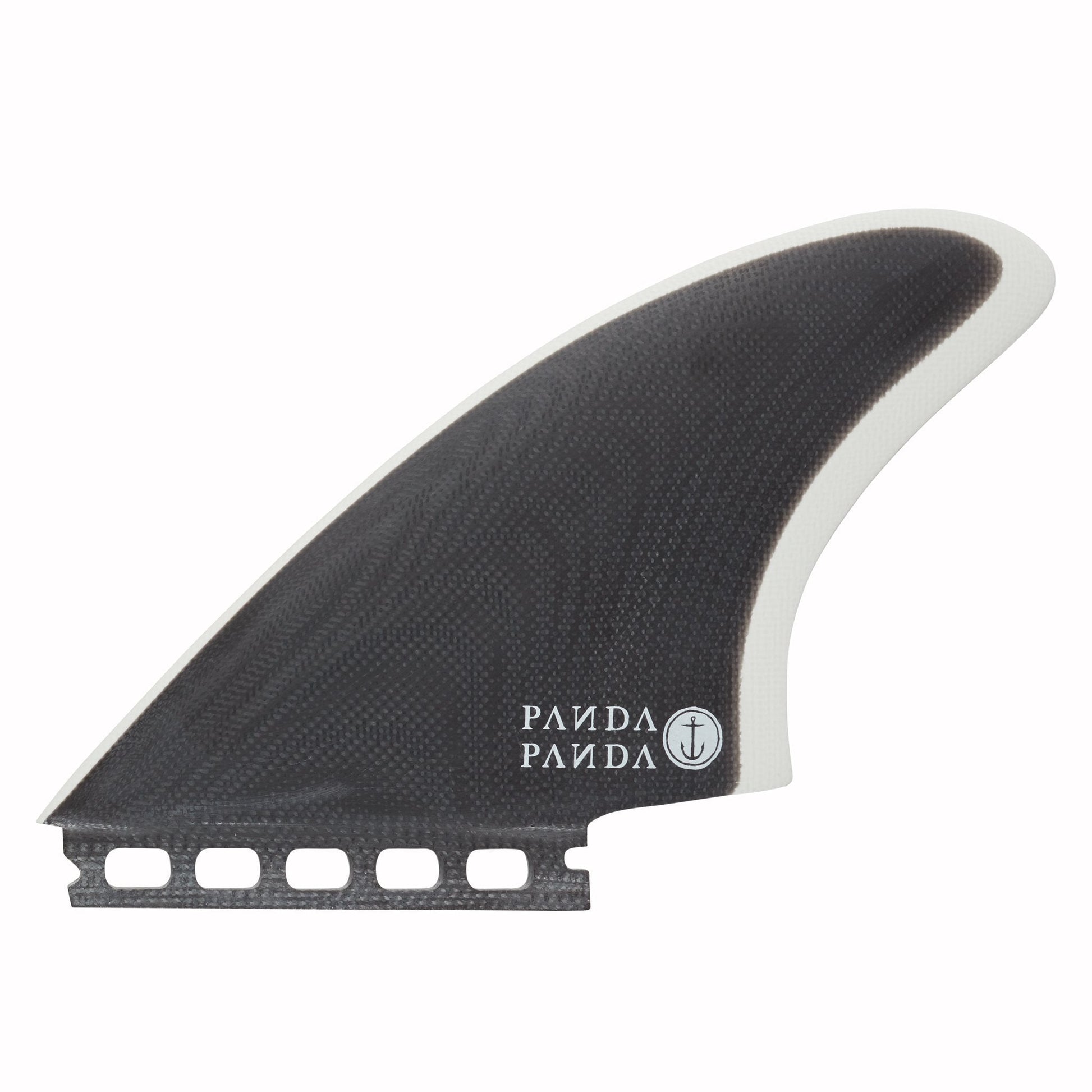 Captain Fin Co - Panda Twin Keel - Medium - Black/White (Futures) Surfboard Fins Captain Fin Co Black/White Medium