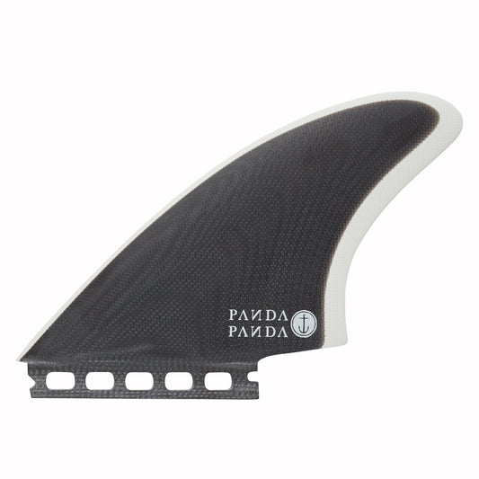 Captain Fin Co - Panda Twin Keel - Medium - Black/White (Futures) Surfboard Fins Captain Fin Co Black/White Medium
