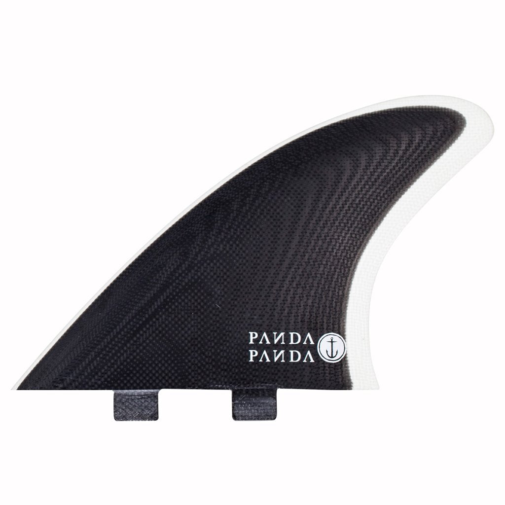 Captain Fin Co - Panda Twin Keel - Medium - Black/White (FCS) Surfboard Fins Captain Fin Co