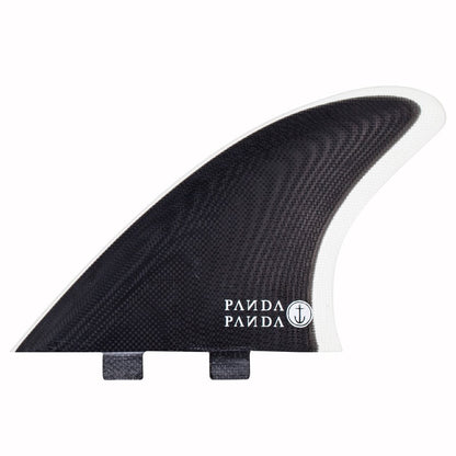 Captain Fin Co - Panda Twin Keel - Medium - Black/White (FCS) Surfboard Fins Captain Fin Co