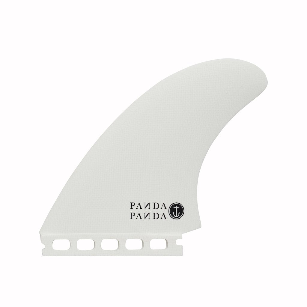 Captain Fin Co - Panda Twin + Trailer - Large - White/Pink (Futures) Surfboard Fins Captain Fin Co White/Pink Large