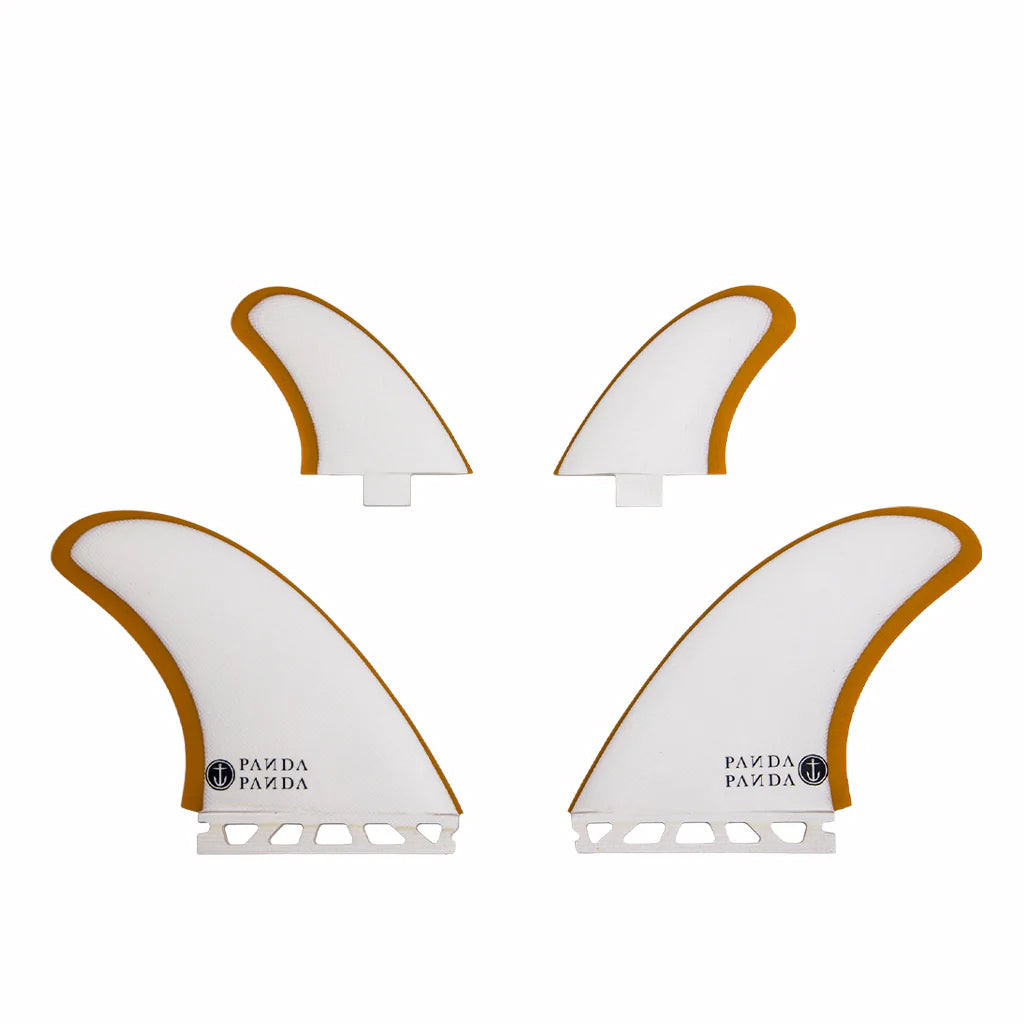 Captain Fin Co - Panda Twinzer - Medium - White/Gold (Futures)