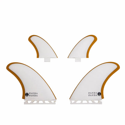 Captain Fin Co - Panda Twinzer - Medium - White/Gold (Futures)