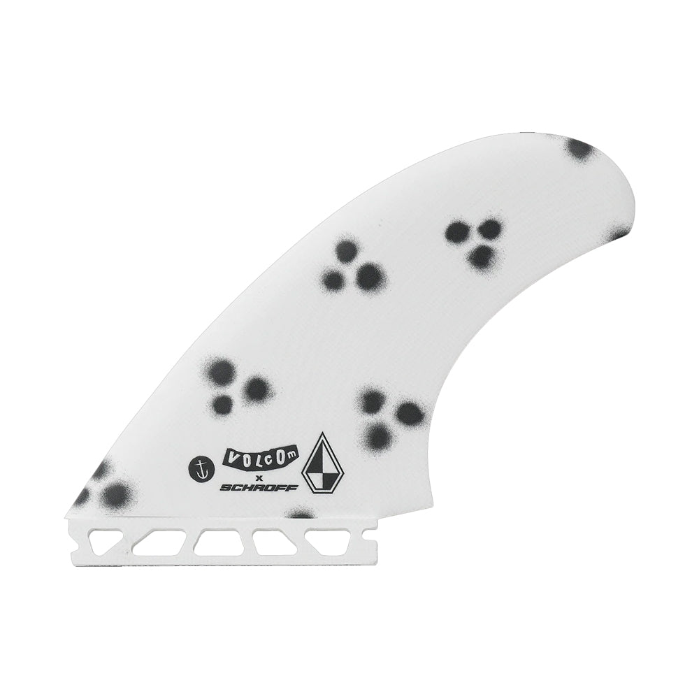 Captain Fin Co - Peter Schroff Twin - Medium - White (Futures) Surfboard Fins Captain Fin Co