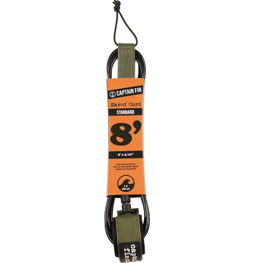 Captain Fin Co - Shred Cord - 8' Standard - Army