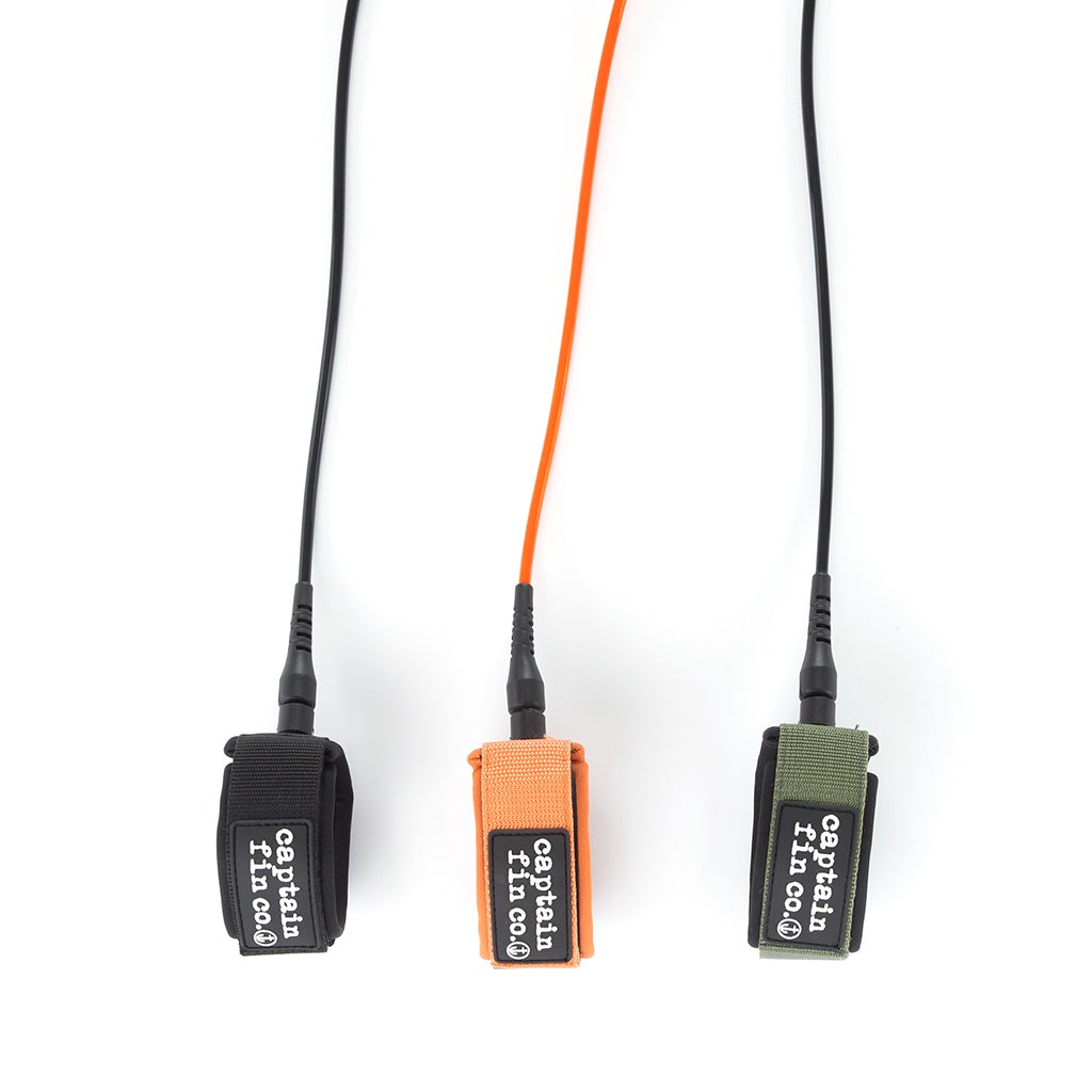 Captain Fin Co - Shred Cord - 7' Standard - Grey Surf Leashes Captain Fin Co