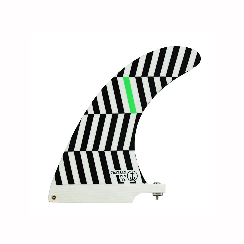 Captain Fin Co - CF Slasher - 6.5 - El Bull Surfboard Fins Captain Fin Co Black & White 6.5"