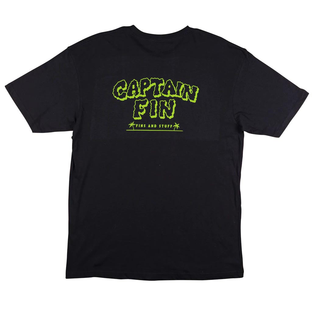 Captain Fin Co - Squiggle Tee Surfing Captain Fin Co Black Small